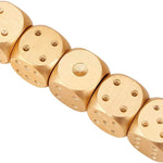 Metall Würfel Set + Box Gold - Dice Game