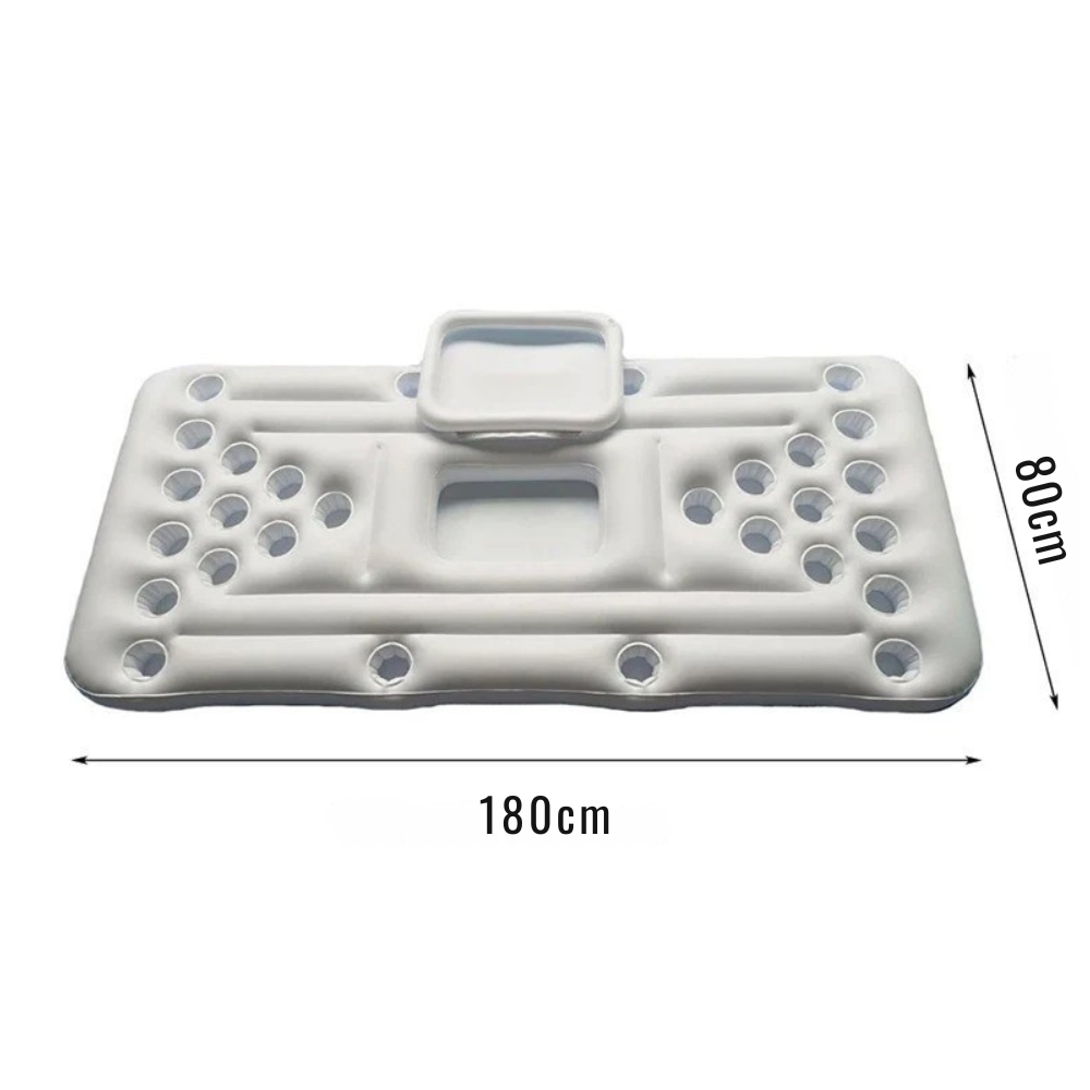 XXL Beer Pong Pool Mat mit Kühlfach - Party Game