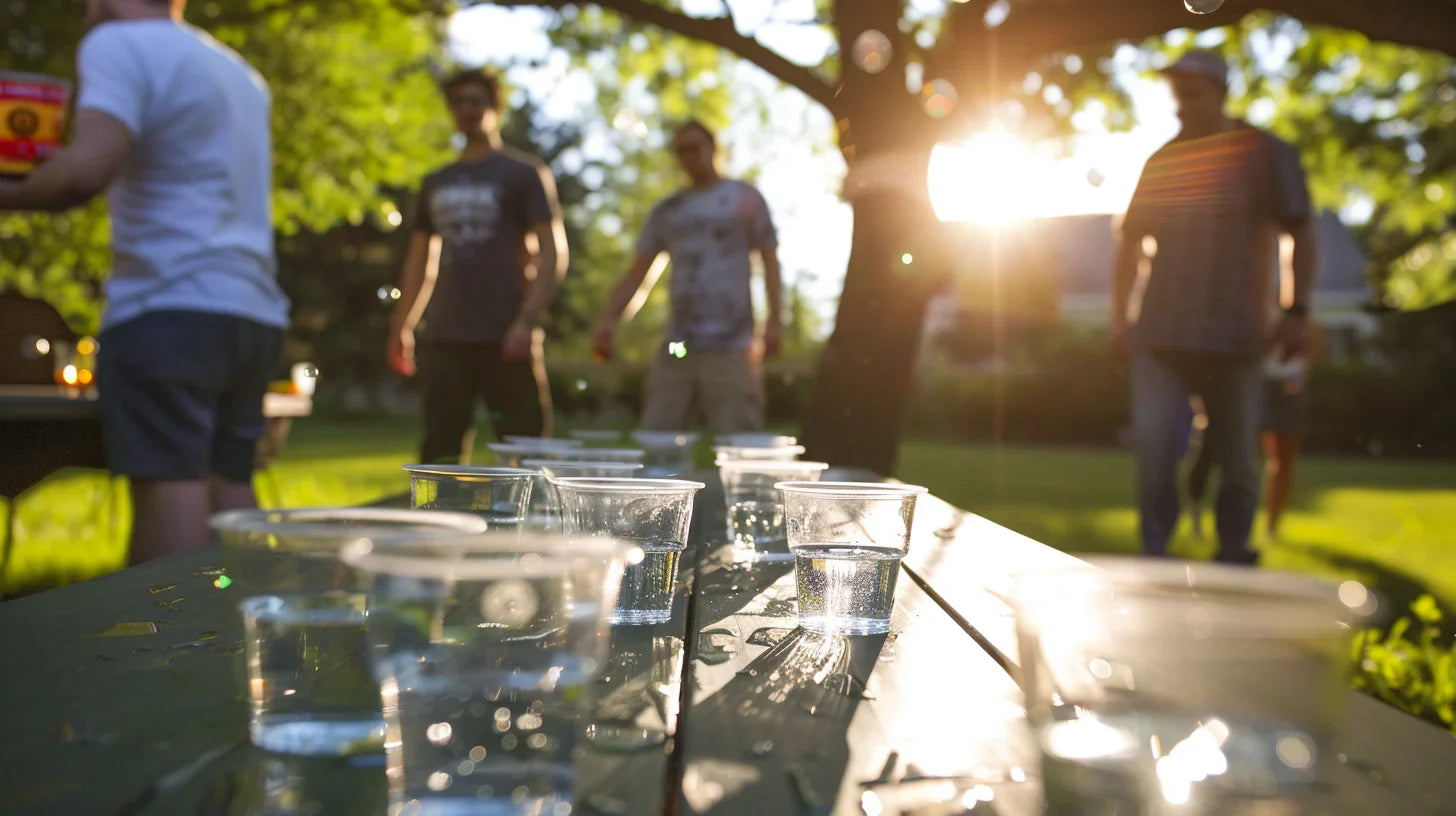 Trinkspiele im Garten