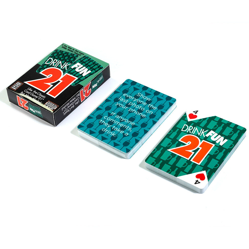 ’21 Drink Fun’ Karten Trinkspiel - Card Game