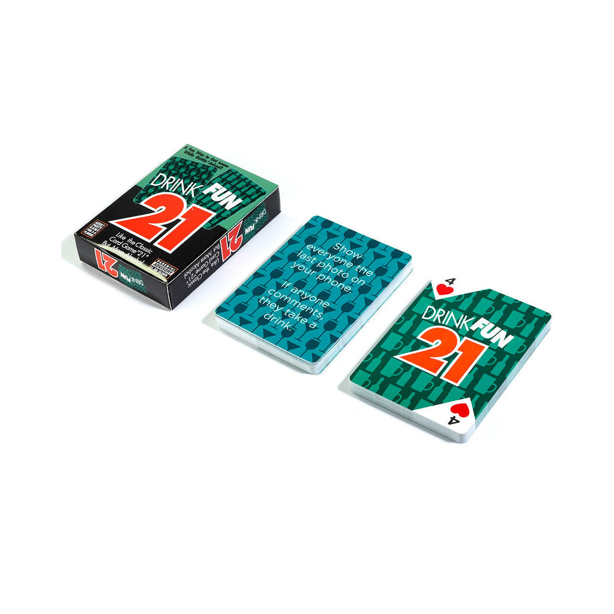 ’21 Drink Fun’ Karten Trinkspiel - Card Game