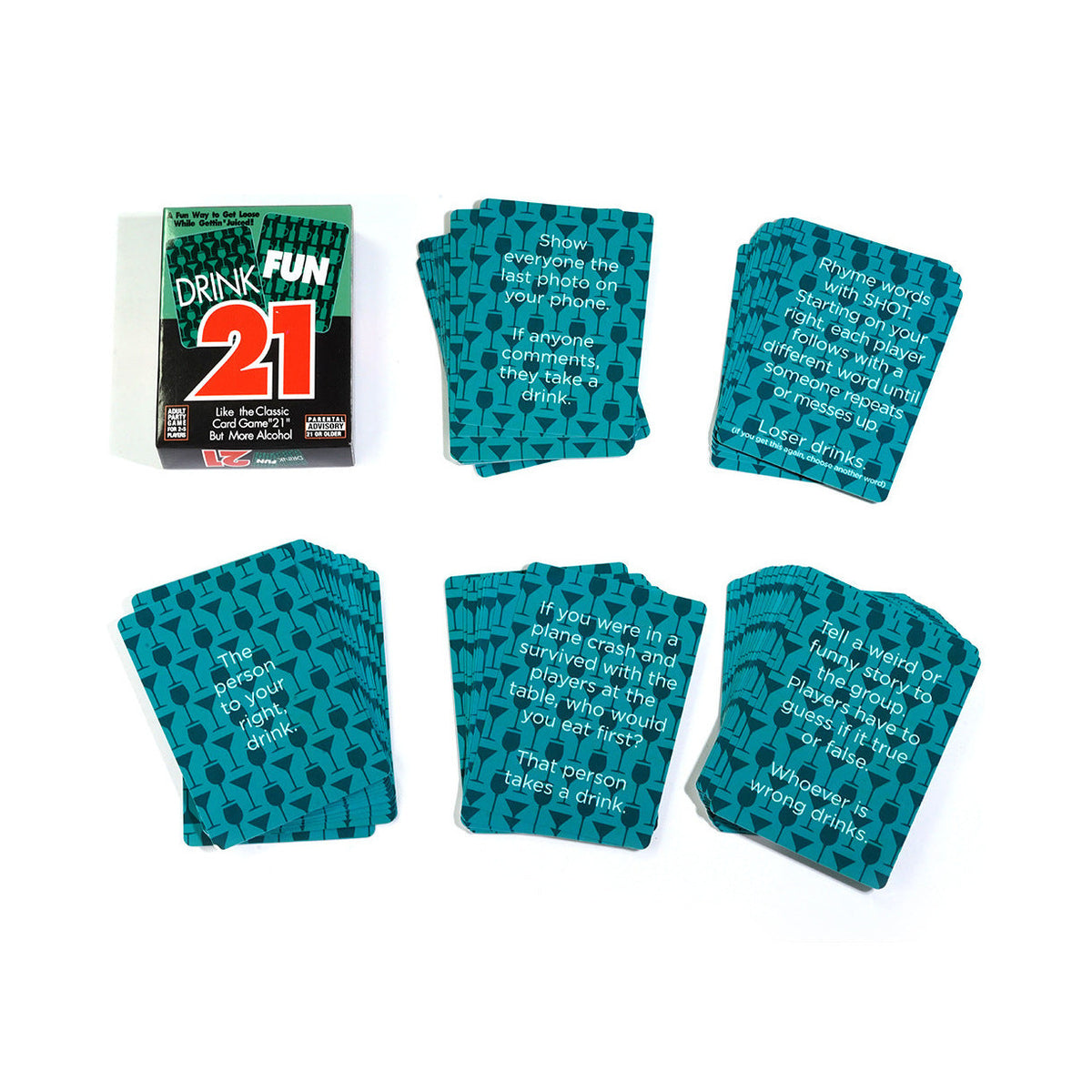 ’21 Drink Fun’ Karten Trinkspiel - Card Game