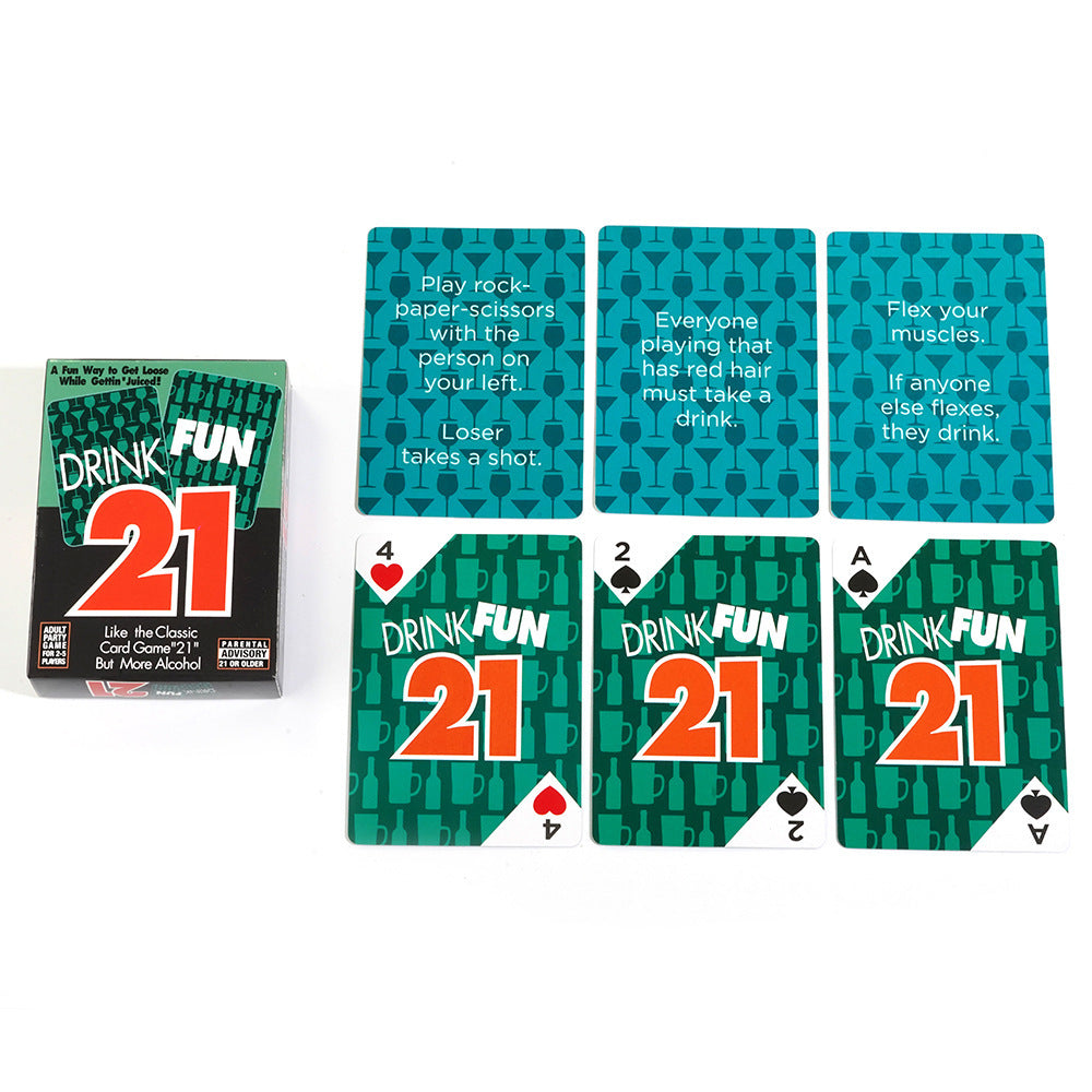 ’21 Drink Fun’ Karten Trinkspiel - Card Game