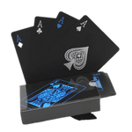 54er Waterproof Pokerkarten Set in Blau o. Rot - PVC Poker Spielkarten - Card Game