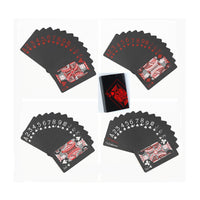 54er Waterproof Pokerkarten Set in Blau o. Rot - PVC Poker Spielkarten - Rot - Card Game