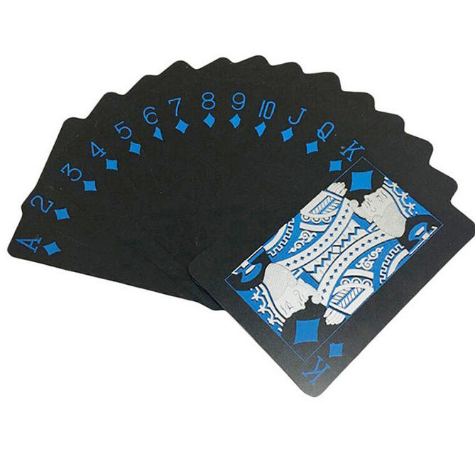 54er Waterproof Pokerkarten Set in Blau o. Rot - PVC Poker Spielkarten - Card Game