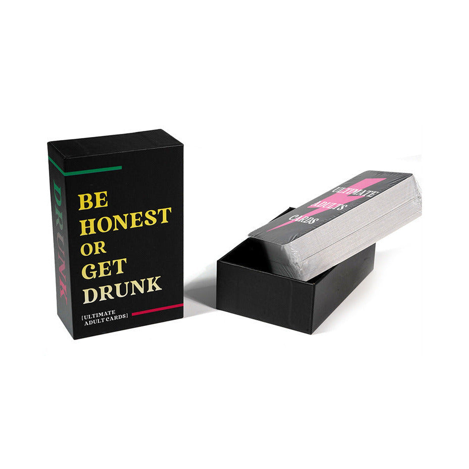 ’Be Honest Or Get Drunk’ Karten Trinkspiel - Card Game