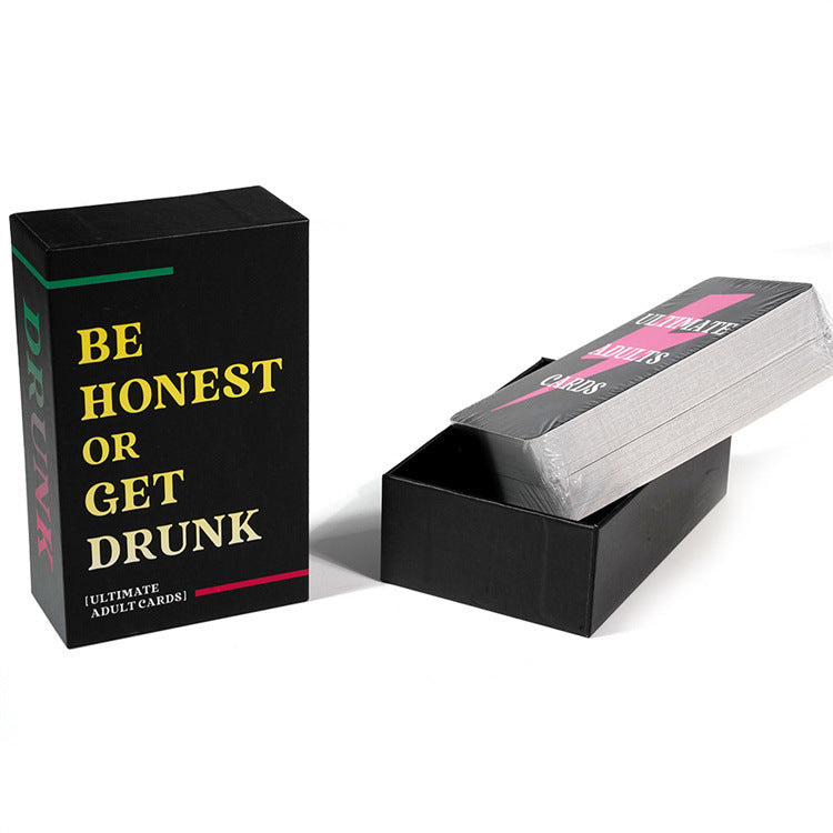 ’Be Honest Or Get Drunk’ Karten Trinkspiel - Card Game