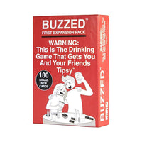 ’Buzzed’ Karten Trinkspiel für Partys - Buzzed Tipsy Red - Card Game