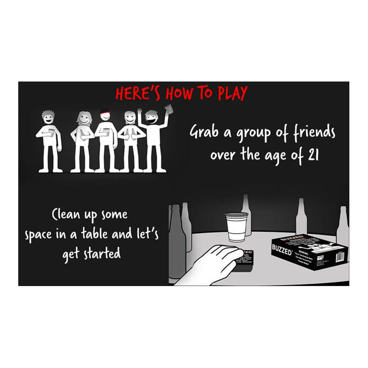 ’Buzzed’ Karten Trinkspiel für Partys - Card Game