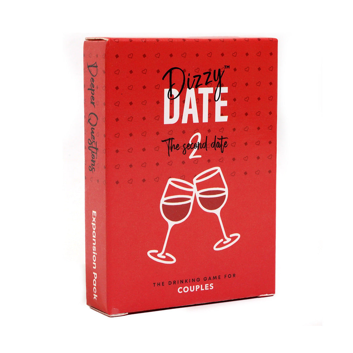 ’Dizzy Date’ Karten Trinkspiel für Dates oder Paare - Rot - Card Game