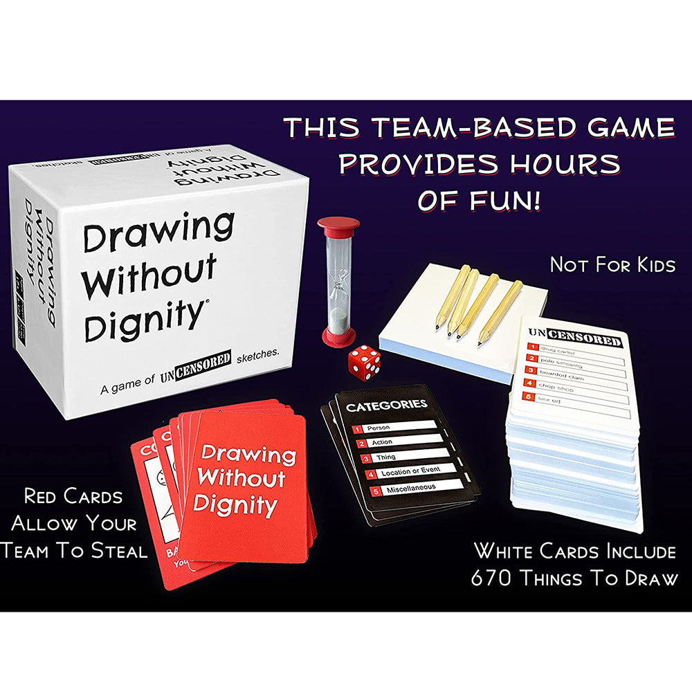 ’Drawing Without Dignity’ Partyspiel - Card Game