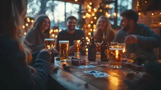 Festliches Biertreffen.