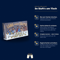 Lama Drinking Drama – So läuft's am Tisch