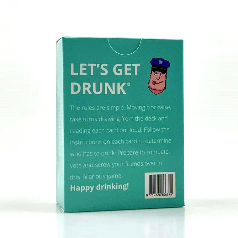 ’Let’s Get Drunk’ Karten Trinkspiel - Card Game