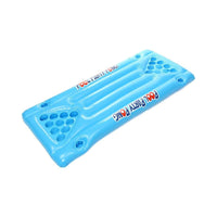 Pool Party Pong Mat - Aufblasbare Beer Pong Luftmatratze 145x60cm mit 24 Becherhaltern - Party Game