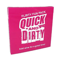 ’Quick and Dirty’ Karten Trinkspiel für Erwachsene - Rot - Card Game