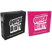 ’Quick and Dirty’ Karten Trinkspiel für Erwachsene - Bundle - Card Game