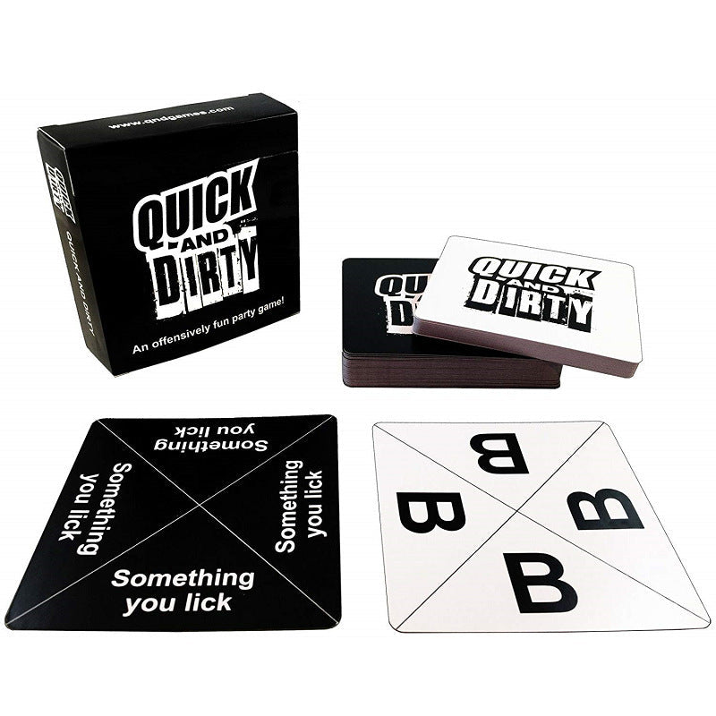 ’Quick and Dirty’ Karten Trinkspiel für Erwachsene - Card Game