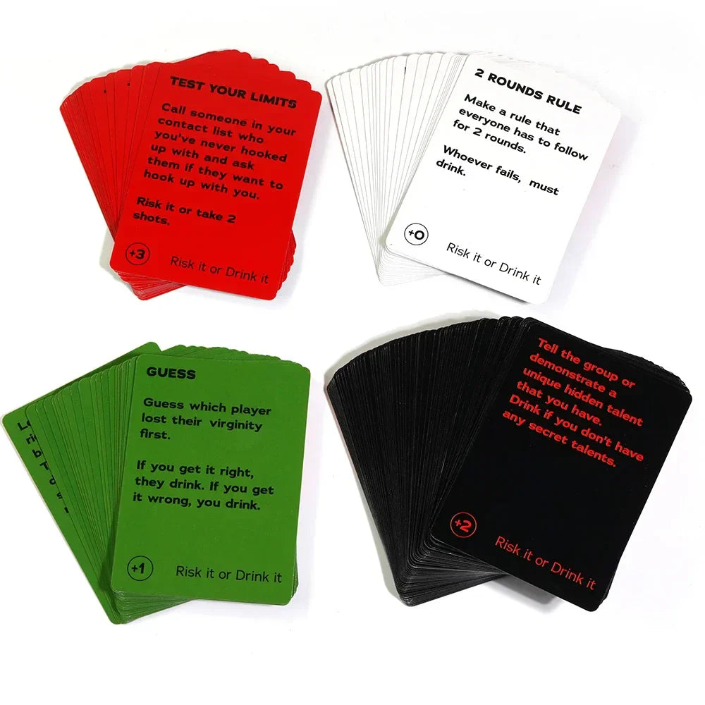 ’Risk It Or Drink It’ Karten Trinkspiel - Card Game