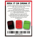 ’Risk It Or Drink It’ Karten Trinkspiel - Card Game