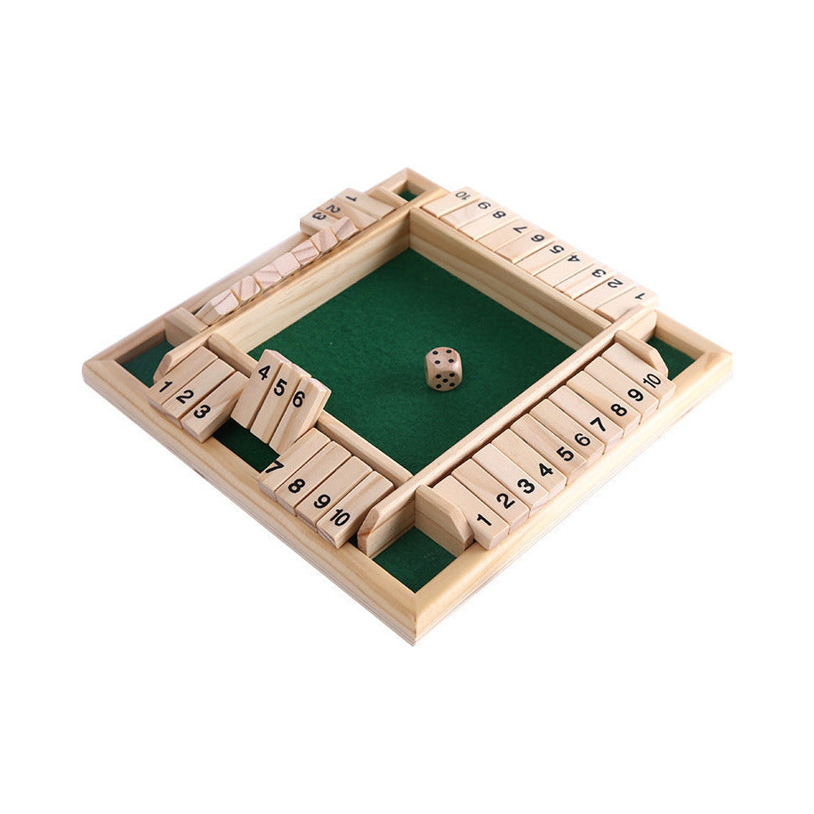 ’Shut the Box’ - Klappbox Würfelspiel - Dice Game