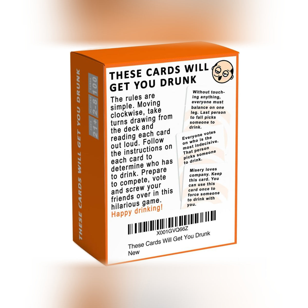 ’These Cards Will Get You Drunk’ Karten Trinkspiel - Card Game
