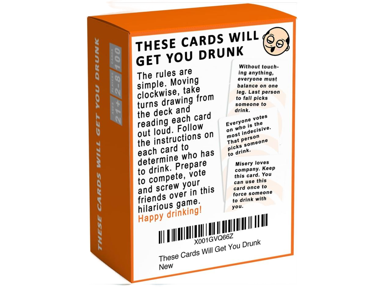 ’These Cards Will Get You Drunk’ Karten Trinkspiel - Card Game