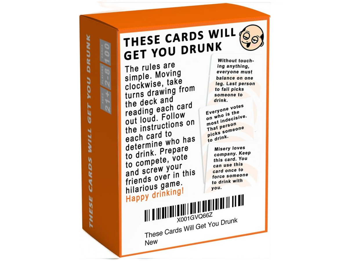 ’These Cards Will Get You Drunk’ Karten Trinkspiel - Card Game