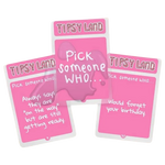 wasserdichte Tipsy Land Spielkarten Pick Someone Who