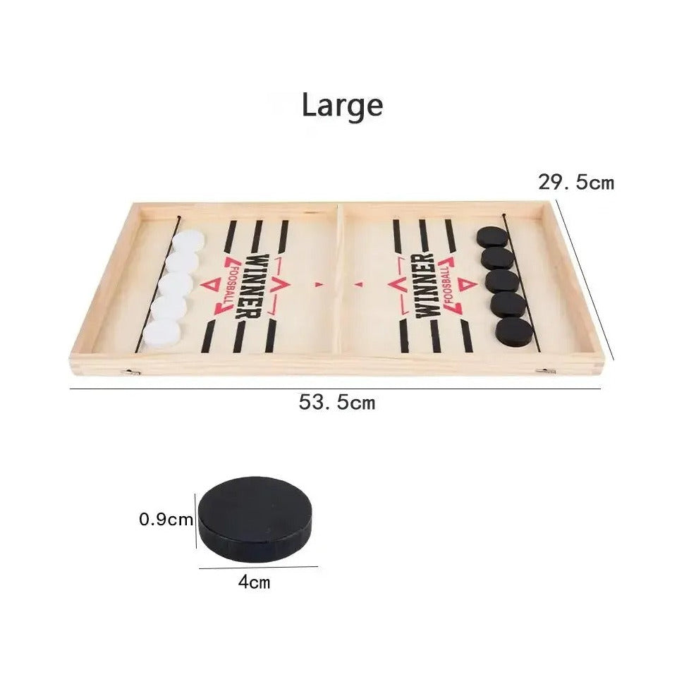 Tischhockey Brettspiel aus Holz - Groß - Board Game