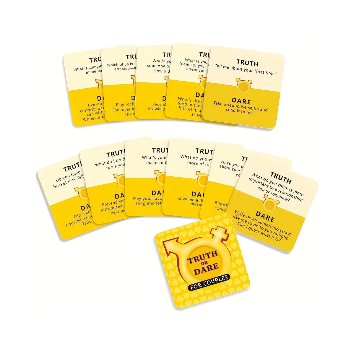 Truth or Dare für Paare - Wahrheit oder Pflicht Kartenspiel - Card Game
