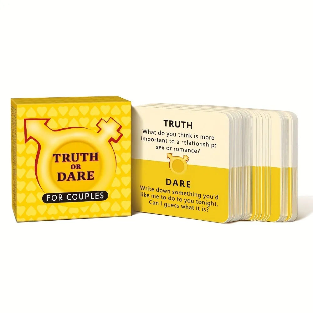 Truth or Dare für Paare - Wahrheit oder Pflicht Kartenspiel - Card Game