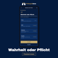Premium-Lizenz für Wahrheit oder Pflicht in der TrinkspielZone-App