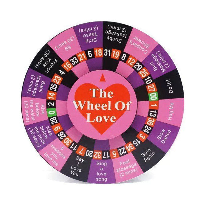 Wheel of Love - Elektrisches Erotisches Drehrad für Paare - Party Game